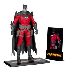 DC Comics - DC Multiverse Action Figure Batman (Flashpoint) (Black & White Accent Edition) (Gold Label) 18 cm