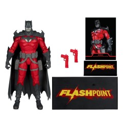 DC Comics - DC Multiverse Action Figure Batman (Flashpoint) (Black & White Accent Edition) (Gold Label) 18 cm