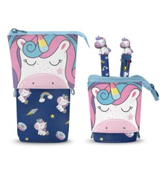 Oh My Pop! - Pop Up Pencil with Multicoloured ball pen & Erasable Gel Pen Sweety