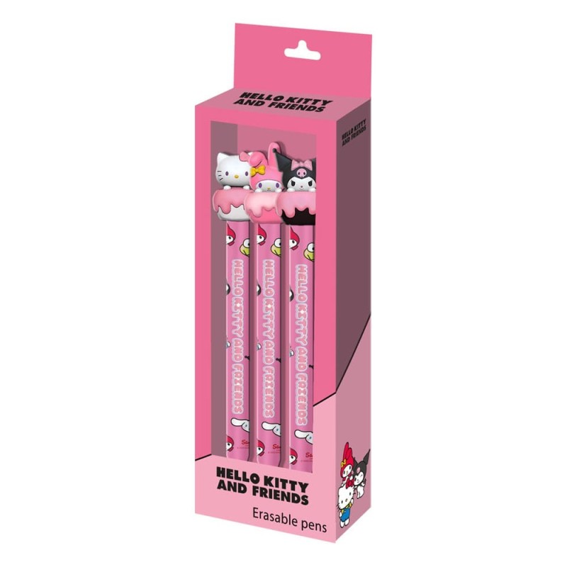 Sanrio - Erasable Gel Pens 3-Pack