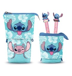 Lilo & Stitch - Trousse Pop Up Lilo & Stitch avec 2 stylos à bille effaçable à encre gel
