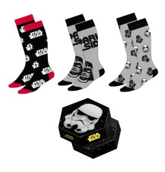 Star Wars - Pack 3 paires de chaussettes Stormtrooper 38-45