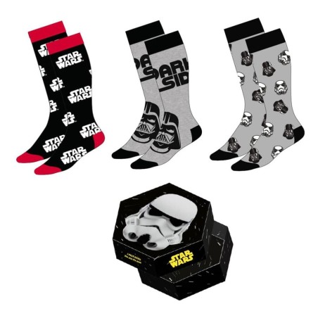 Star Wars - Socks 3-Pack Stormtrooper 38-45