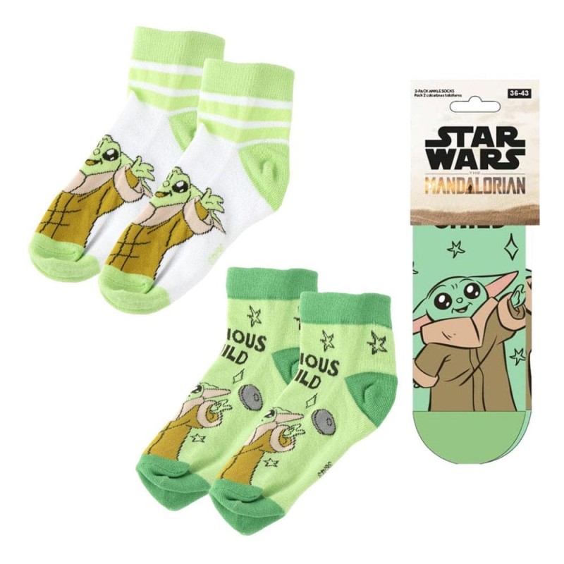 Star Wars - : The Mandalorian Ankle socks 2-packs 38-45