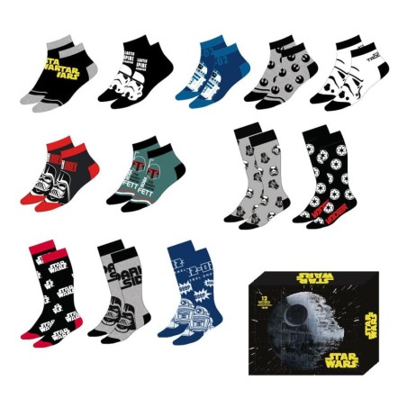 Star Wars - Socks 12-Pack 38-45