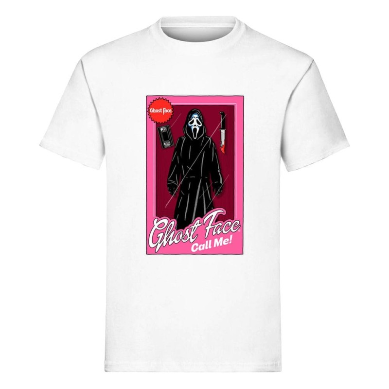 Scream - T-Shirt Ghost Face Doll Package Size L