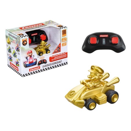 Super Mario Kart - Voiture télécommandée RC 1/50 2,4GHz Mini Mario Gold