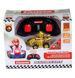 Super Mario - Kart RC remote-controlled Car 1/50 2.4GHz Mini Mario Gold