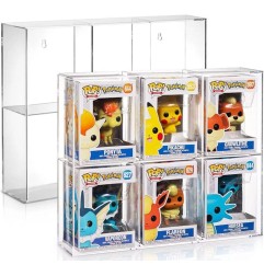 Evoretro - Présentoir vitrine acrylique pour 6 Figurines Funko Pops
