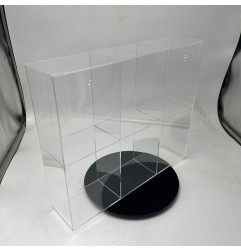 Evoretro - Présentoir vitrine acrylique pour 6 Figurines Funko Pops