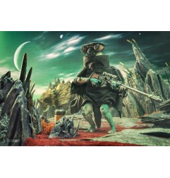 Cosmic Legions : OxKrewe Book Two Harrow Zone - Figurine AhgCha (Deluxe) 18 cm