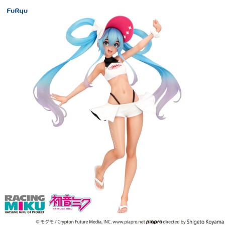 Hatsune Miku GT Project - Statuette Trio-Try-iT Racing Miku 2024 Summer Holiday Ver. 23 cm