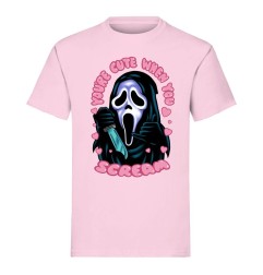 Scream - T-Shirt Ghost Face You're Cute when you