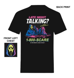 Scream - T-Shirt Ghost Face Late Night Talking  Size L
