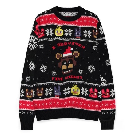 Five Nights at Freddy's - Sweat Survived Five Nights (Christmas Jumper)