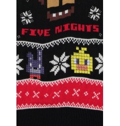 Five Nights at Freddy’s - Five Nights at Freddy's Sweat Survived Five Nights (Christmas Jumper) Size L