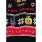 Five Nights at Freddy’s - Five Nights at Freddy's Sweat Survived Five Nights (Christmas Jumper) Size L