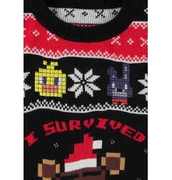 Five Nights at Freddy’s - Five Nights at Freddy's Sweat Survived Five Nights (Christmas Jumper) Size L