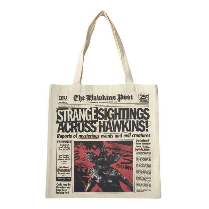 Stranger Things - Sac shopping Newspaper Stranger Things - Sac shopping Newspaper
