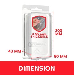 Evoretro - Pack 35 boîtes de protection Clamshell en PET pour figurines articulées XL