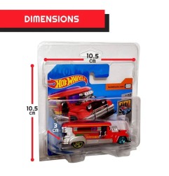 Hot Wheels - Pack 50 blisters en PET pour European Series Short Card