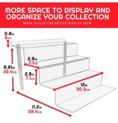 Other - Evoretro Acrylic Shelf Riser 2-Pack RS9