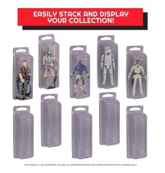 Evoretro - Pack 50 boîtes de protection Clamshell en PET pour figurines articulées