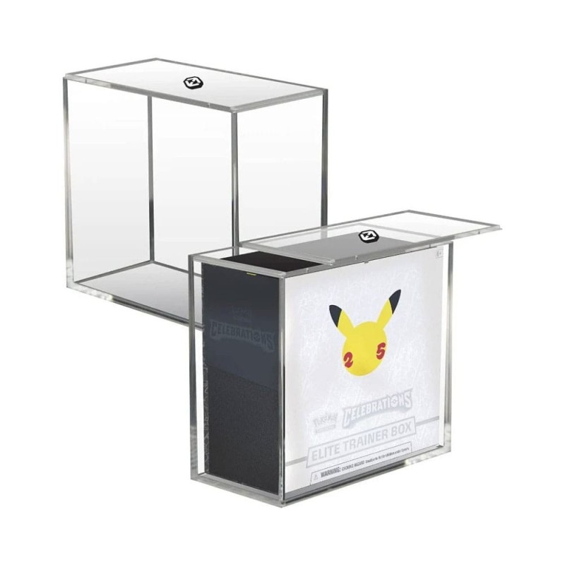 Other - Evoretro Acrylic Display Case for Booster Boxes / Elite Trainer Boxes Ver. 2 with Sliding Lid Other - Evoretro Acrylic Display Case for Booster Boxes / Elite Trainer Boxes Ver. 2 with Sliding Lid
