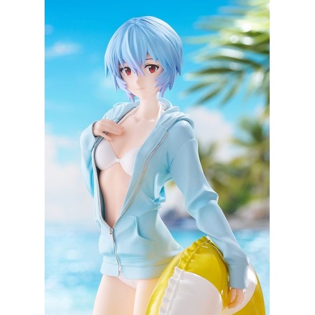 Evangelion - Rebuild of  Pop Up Parade L PVC Statue Beach Queens: Rei Ayanami 22 cm