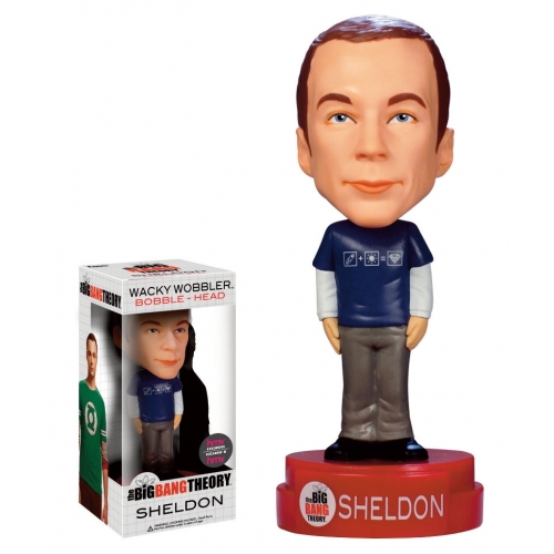 Big Bang Theory - Figurine Bobble Head Sheldon Superman T-Shirt