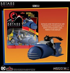 DC Comics - Batman the Animated Series 2 5 Points Action Figure Batman & Batcycle 10 cm