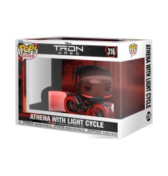 Tron - : Ares POP! Rides Vinyl Figure Athena with Light Cycle 15 cm