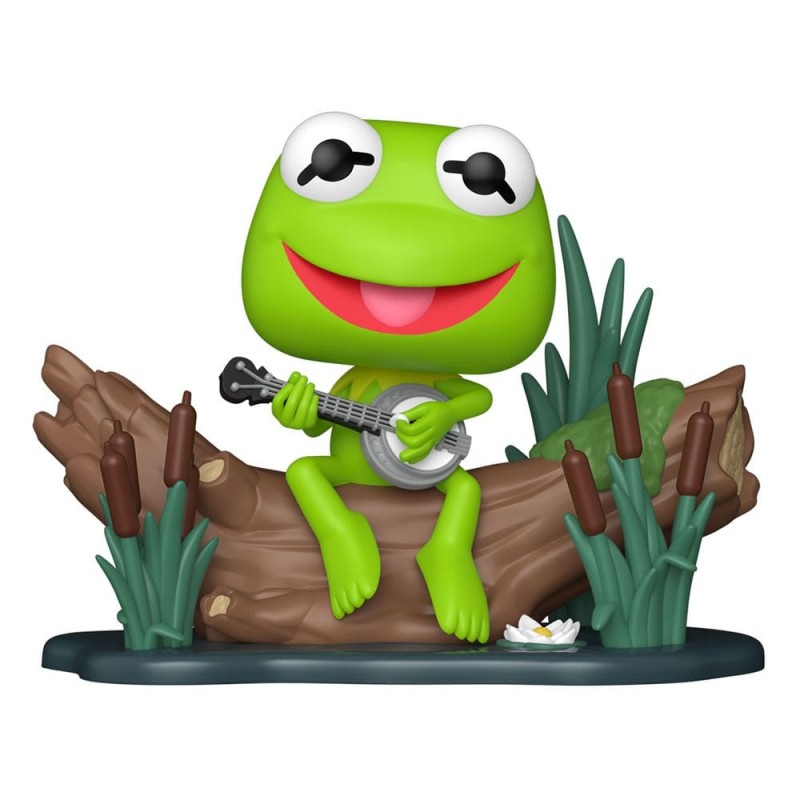 The Muppets - Figurine POP! Deluxe Kermit avec Banjo 9 cm
