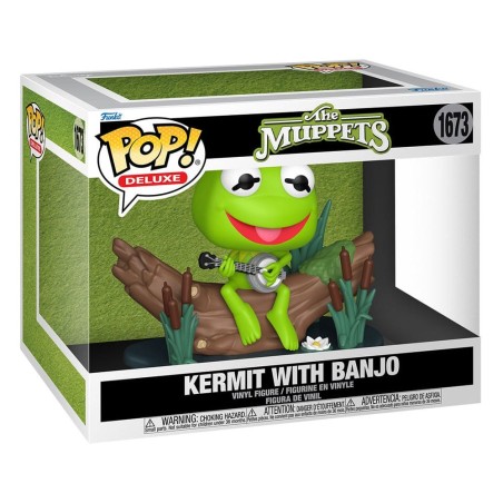 The Muppets - POP! Deluxe Vinyl Figure Kermit with Banjo 9 cm