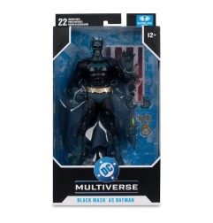 DC Comics - DC Multiverse Action Figure Black Mask as Batman (Beneath the Mask) 18 cm
