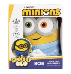 Minions - Squishy Glo Silicon Light Bob 15 cm