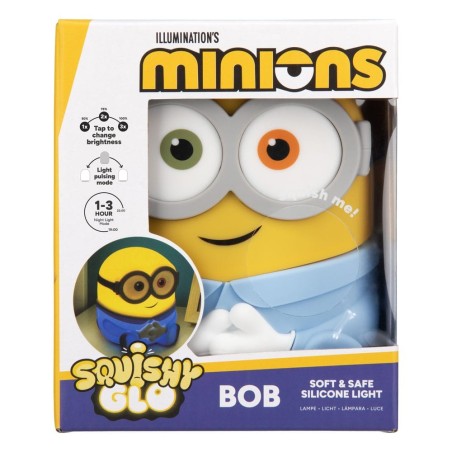 Minions - Lampe Squishy Glo Bob 15 cm