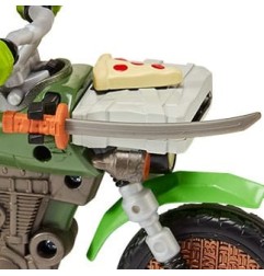 Teenage Mutant Ninja Turtles - : Mutant Mayhem Drive N Kick Action Figure Leonardo & Motorcycle 11 cm