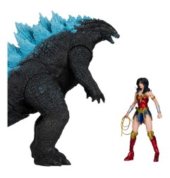 DC Comics - DC Justice League Monsterverse DC Multiverse Action Figures 2-Pack Wonder Woman Vs. Atomic Blast Godzilla 18 cm