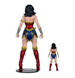 DC Justice League Monsterverse DC Multiverse - Pack de 2 figurines Wonder Woman Vs. Atomic Blast Godzilla 18 cm