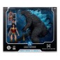 DC Justice League Monsterverse DC Multiverse - Pack de 2 figurines Wonder Woman Vs. Atomic Blast Godzilla 18 cm