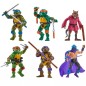 Les Tortues Ninja - Pack 6 figurines Les Tortues Ninja1988 Remastered heo EU Exclusive