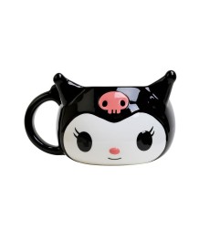 Sanrio - Set Mug 3D et paire de chaussettes Kuromi