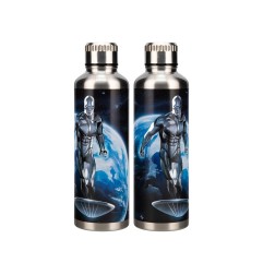 Marvel - Fantastic Four Metal Water Bottle Silver Surfer