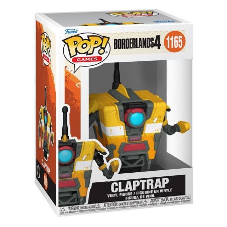 Borderlands - 4 POP! Games Vinyl Figure Claptrap 9 cm