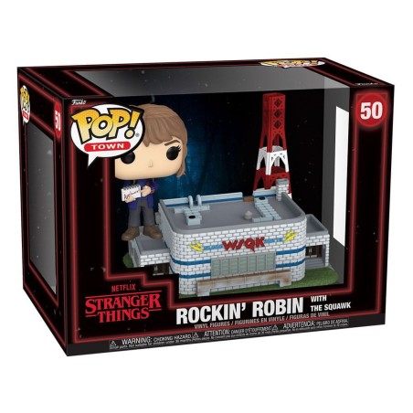Stranger Things - POP! Town Vinyl Figures Rockin' Robin with The Squawk 9 cm