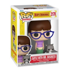 Bob's Burgers - Figurine POP! & Buddy Gayle avec Mr. Business 9 cm