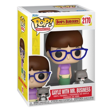 Bob´s Burgers - Bob's Burgers POP!&Buddy TV Vinyl Figure Gayle with Mr. Business 9 cm