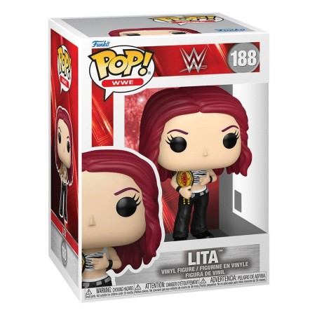 WWE - POP! Vinyl Figure Lita with Championship Belt 9 cm