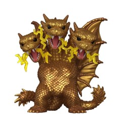 Godzilla - *heo Exclusive Edition*  Super Sized POP! Movies Vinyl Figure King Ghidora (Electric) 15 cm